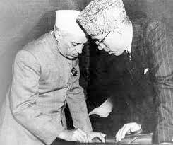 Sheikh Abdullah and Jawharlal Nehru